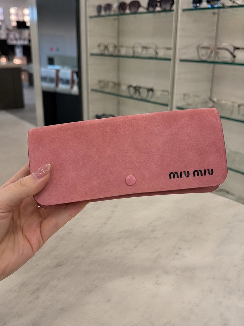 Miu Miu Eyeglasses Pink Case BRAND NEW
